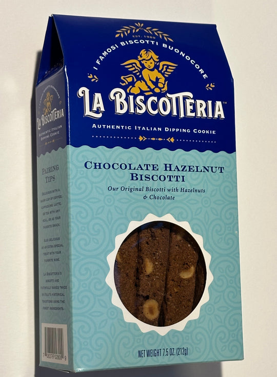Chocolate Hazelnut Biscotti Gift Box (7.5 oz.)