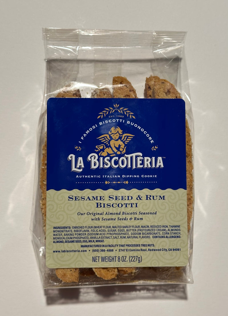 BISCOTTI ALMOND SESAME & RUM (8.5 oz.)