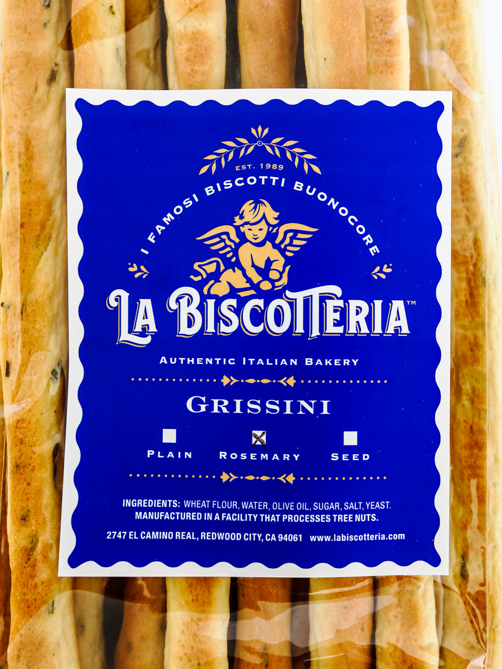 GRISSINI - ROSEMARY HERB BREAD STICKS (12 oz.) – La Biscotteria