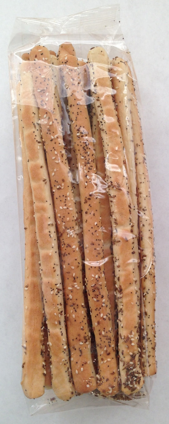 GRISSINI - FENNEL, POPPY & SESAME SEED BREAD STICKS (12 oz.)