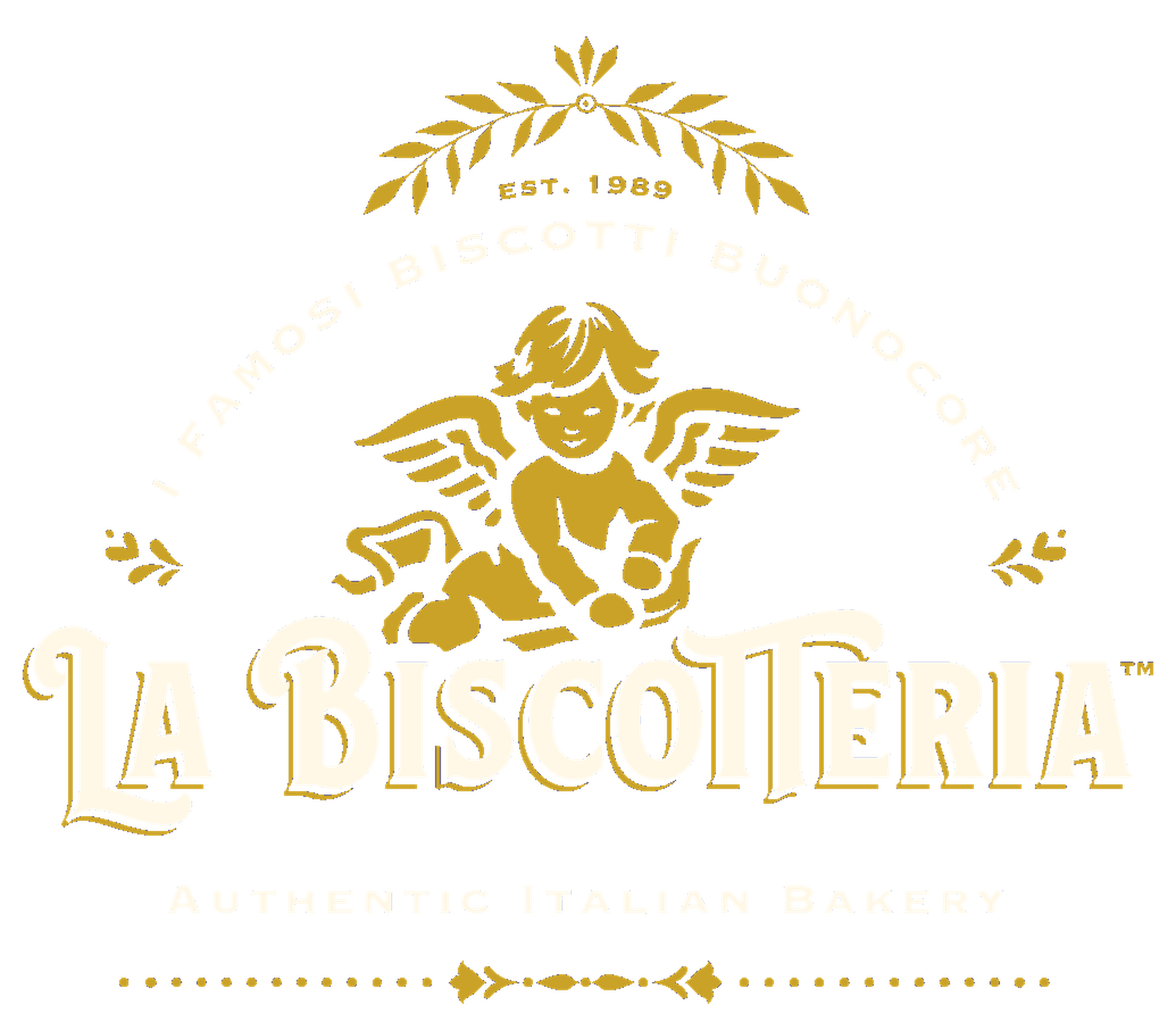 La Biscotteria cream header logo